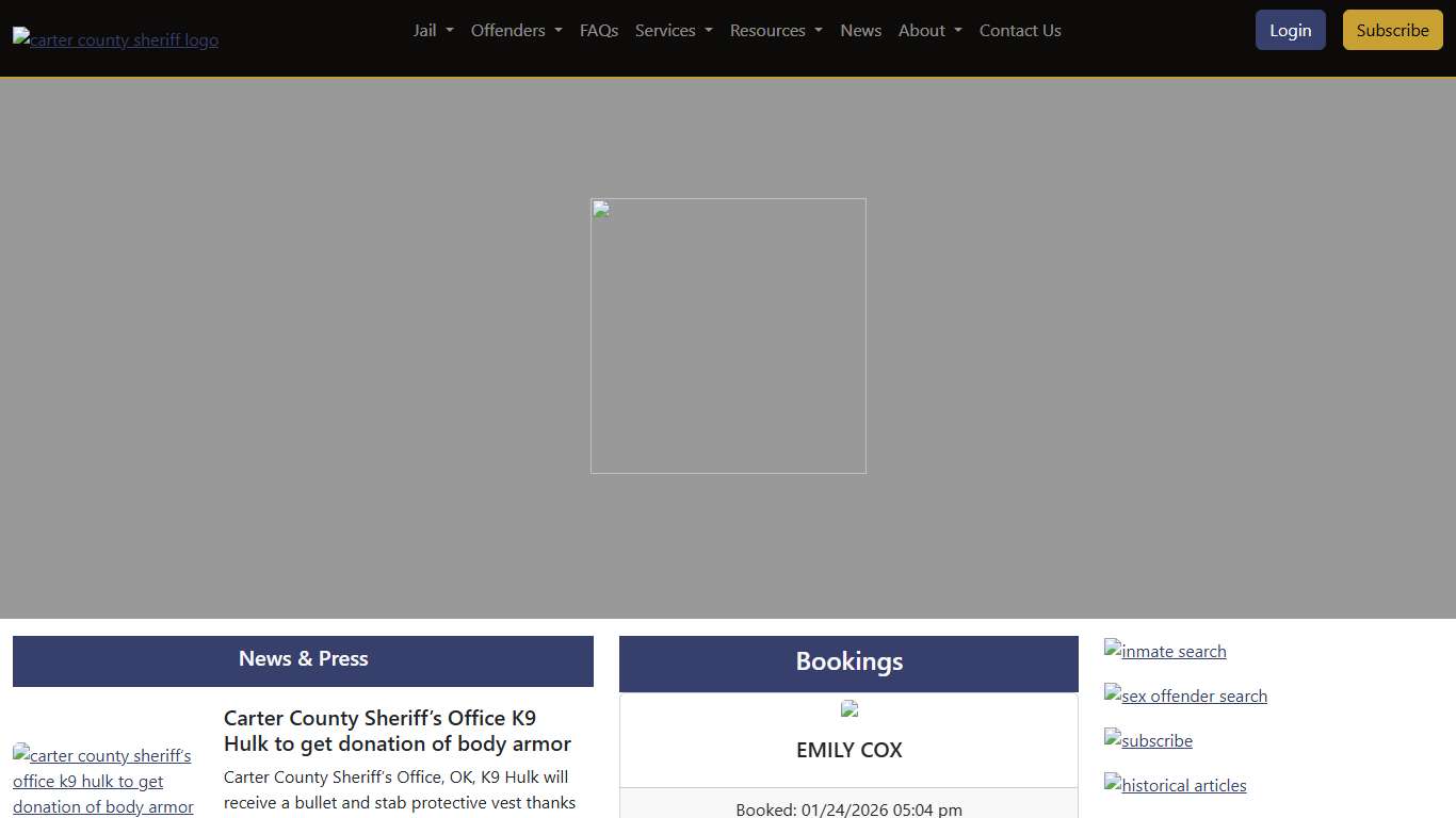 Carter County Sheriff's Office Oklahoma